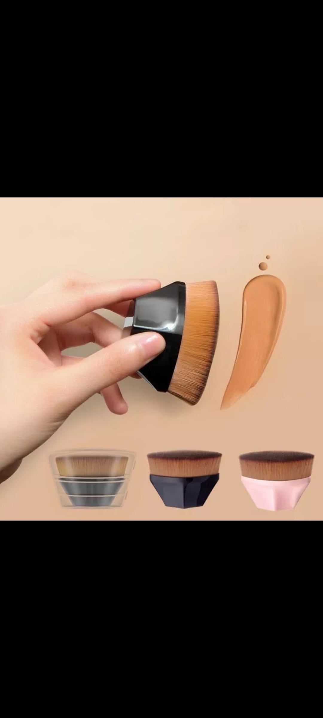 PINCÉL MÁGICO PARA MAQUIAGEM ! E BASES DE ALTA DENSIDADE ! COMO BB CREAM, FUNCIONA TAMBÉM COM O PÓ SOLTO , DEIXA A SUA PELE SEM MARCAS E LISINHA , FÁCIL E RÁPIDO! VEJA NO VÍDEO ABAIXO :